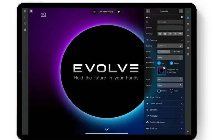 Blocs, l’app per creare siti web in arrivo in in versione iPad
