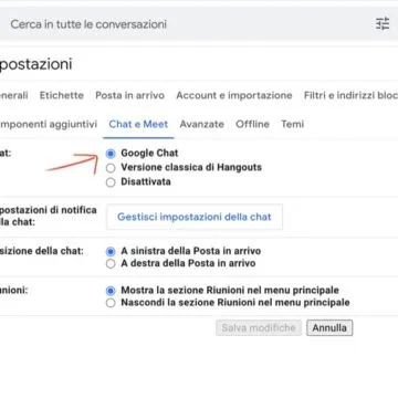 Google Chat, come attivarla e usarla da web e mobile