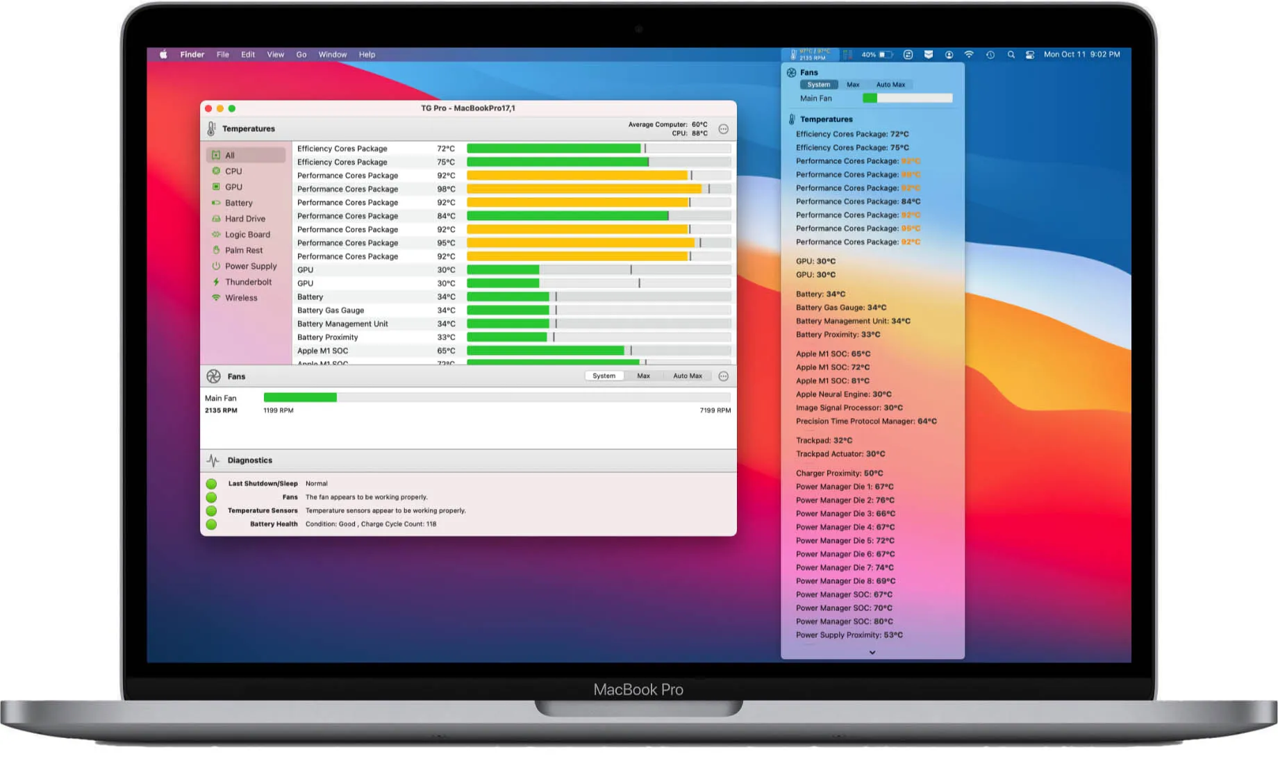 L’app TG Pro permette di controllare le ventole del Mac Studio L’app TG Pro permette di controllare le ventole del Mac Studio