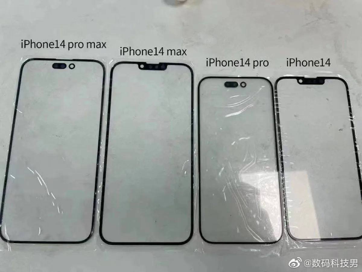iPhone 14, i pannelli in vetro svelano come sarà il frontale
