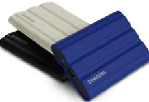 SSD Samsung T7 Shield 1 TB, SSD da 10 Gbps blindato a 100,69 € Samsung T7 Shield è l’SSD resistente a polvere e acqua