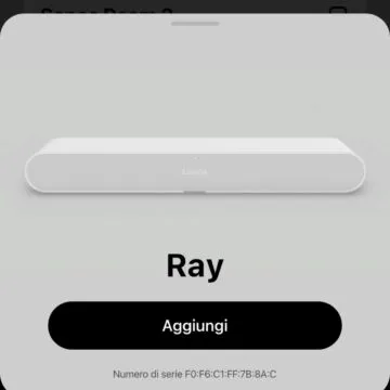 Recensione Soundbar Sonos Ray, parte dalla TV e porta musica in tutta la casa