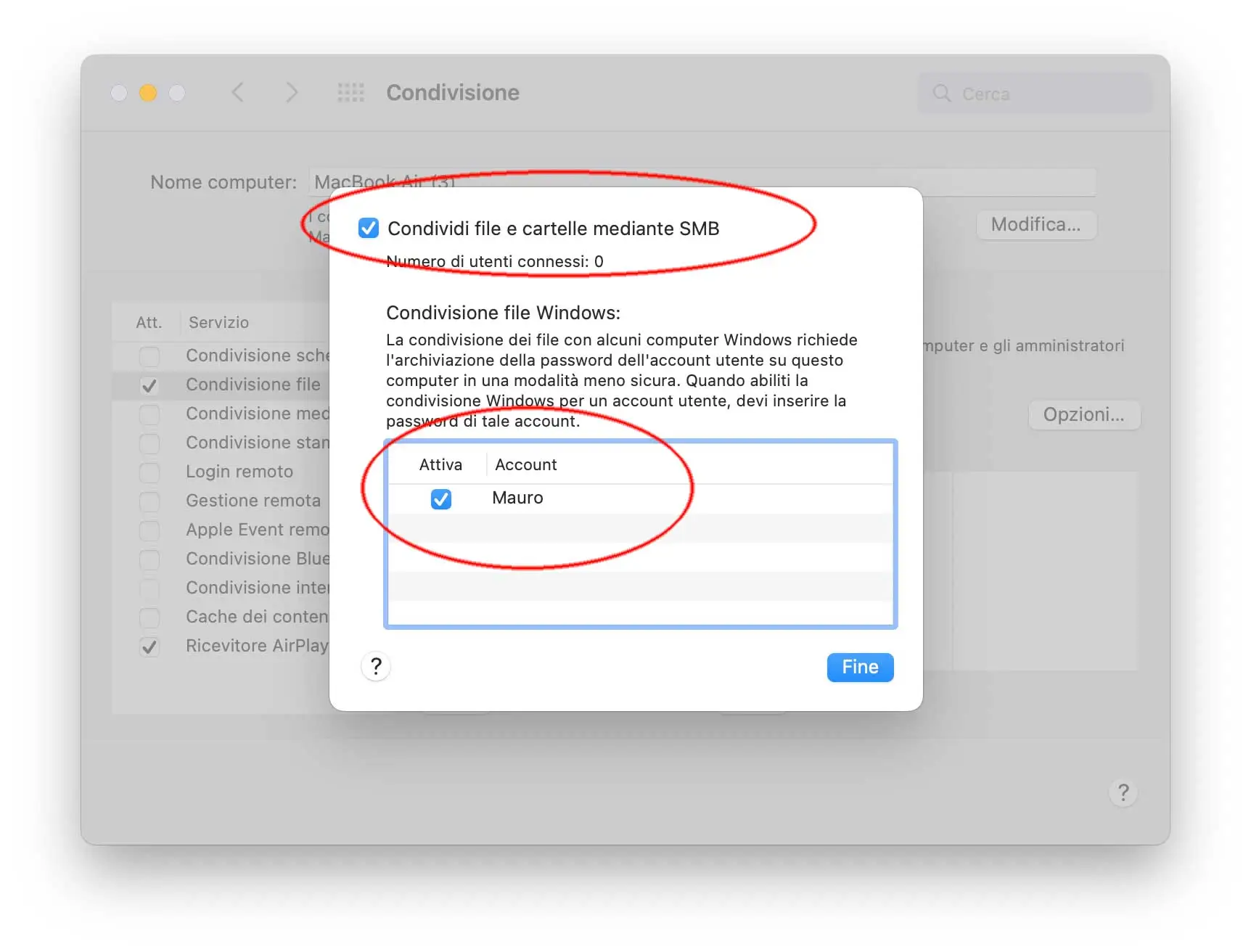 Come collegare in rete un Mac e un PC Come collegare in rete un Mac e un PC