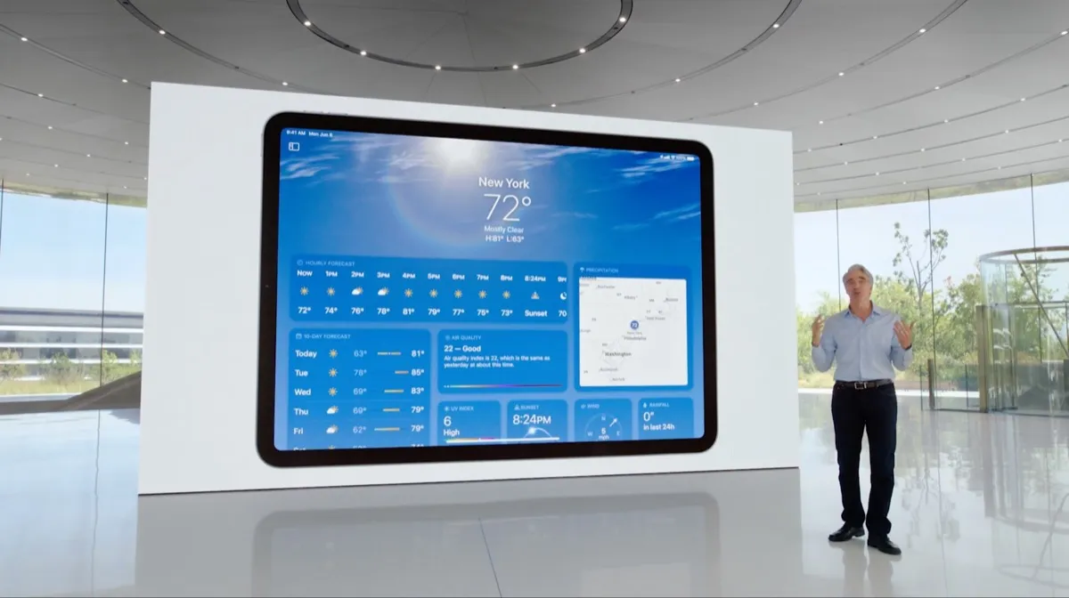 Apple mostra iPadOS 16 alla WWDC 2022 Apple mostra iPadOS 16 alla WWDC 2022