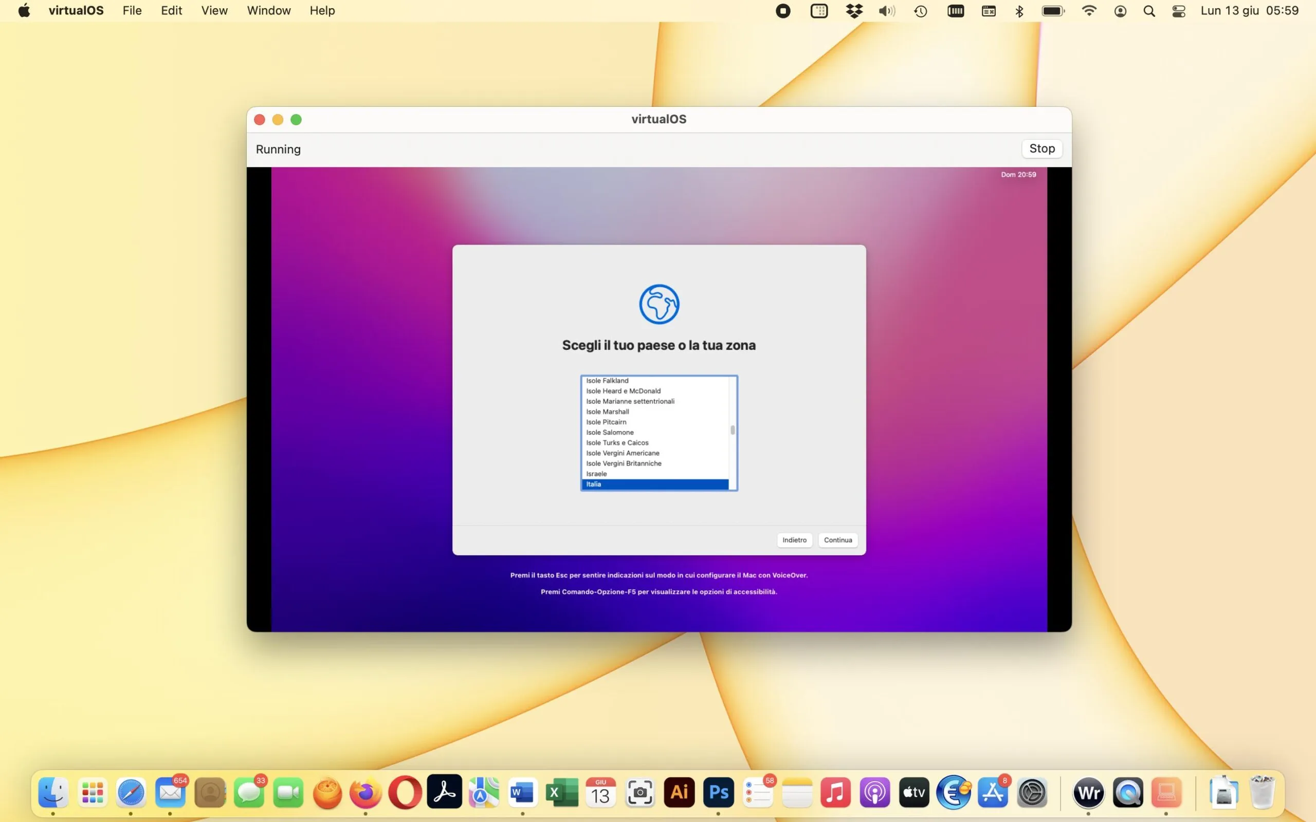 Come creare gratis una macchina virtuale per provare macOS Ventura sui Mac con Apple Silicon