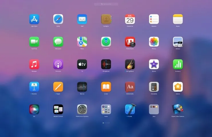 macOS, come aumentare o diminuire righe e colonne nel Launchpad