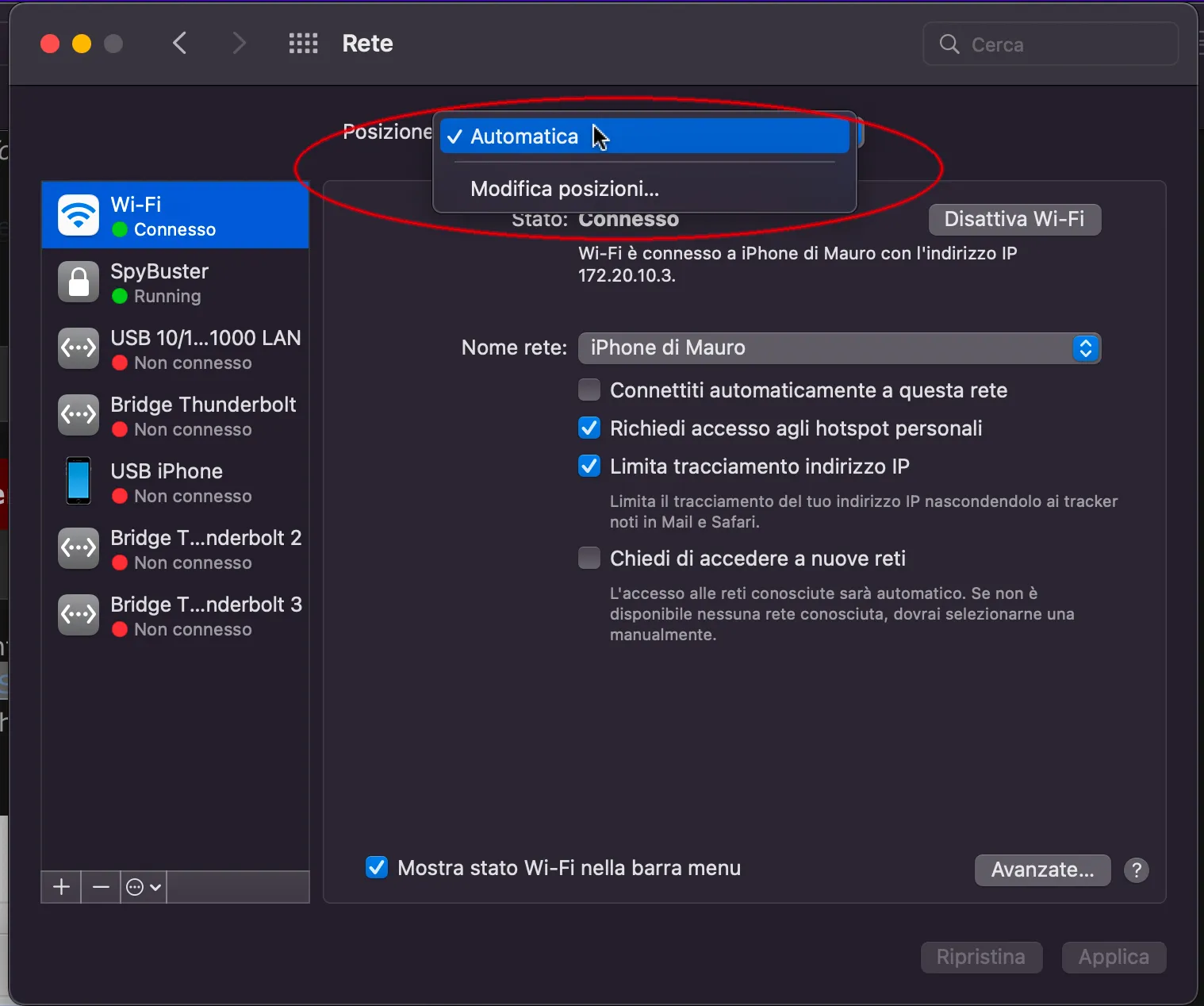 Apple ha rimosso la posizione di rete su macOS Ventura Apple ha rimosso la posizione di rete su macOS Ventura