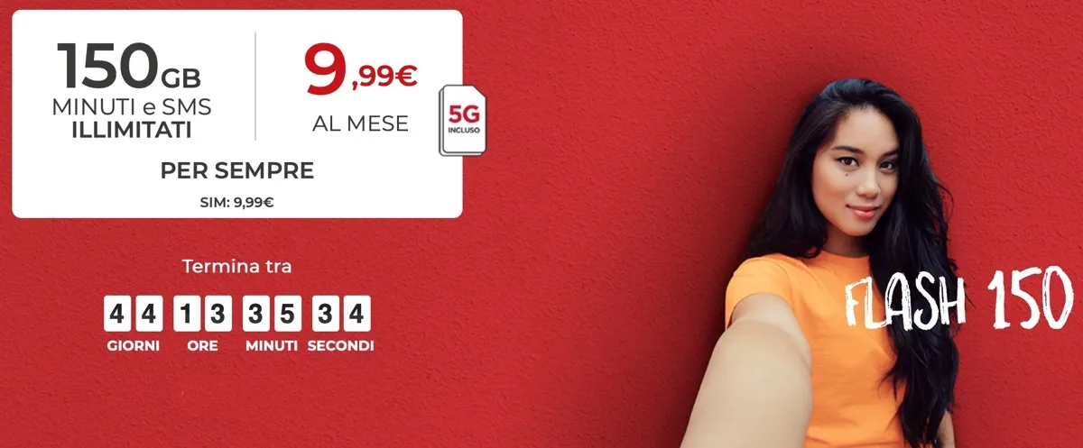 Iliad Flash 150, torna la mega offerta a tempo limitato