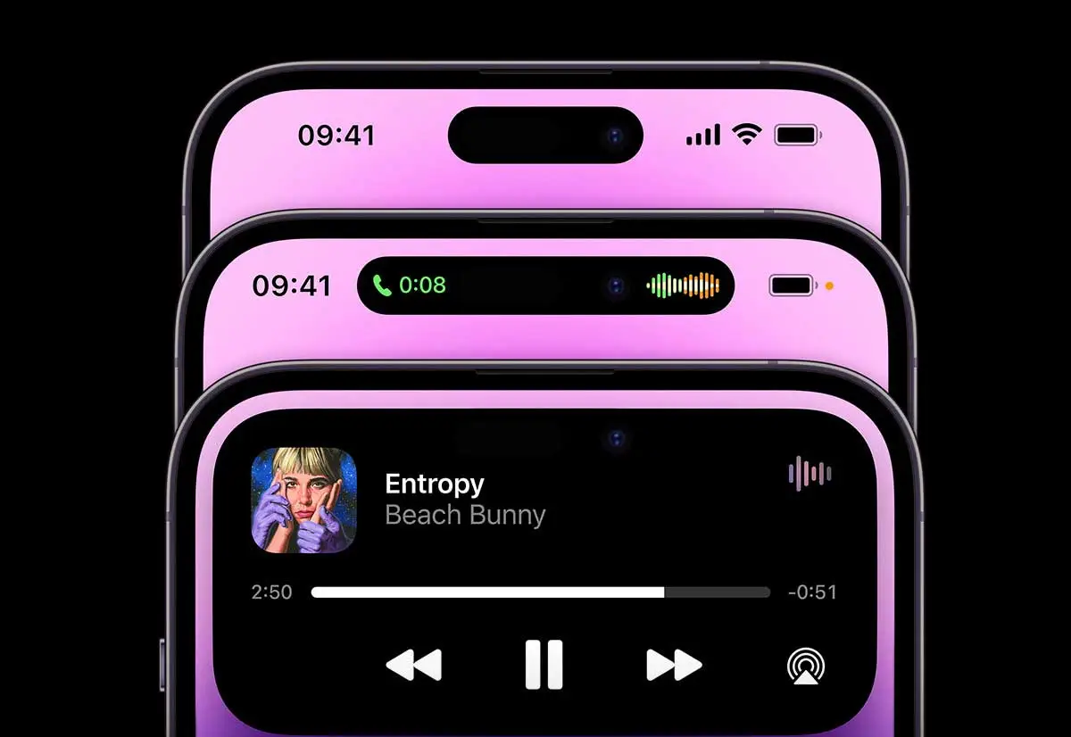 Il notch diventa una risorsa grazie all’isola dinamica Il notch diventa una risorsa grazie all’isola dinamica