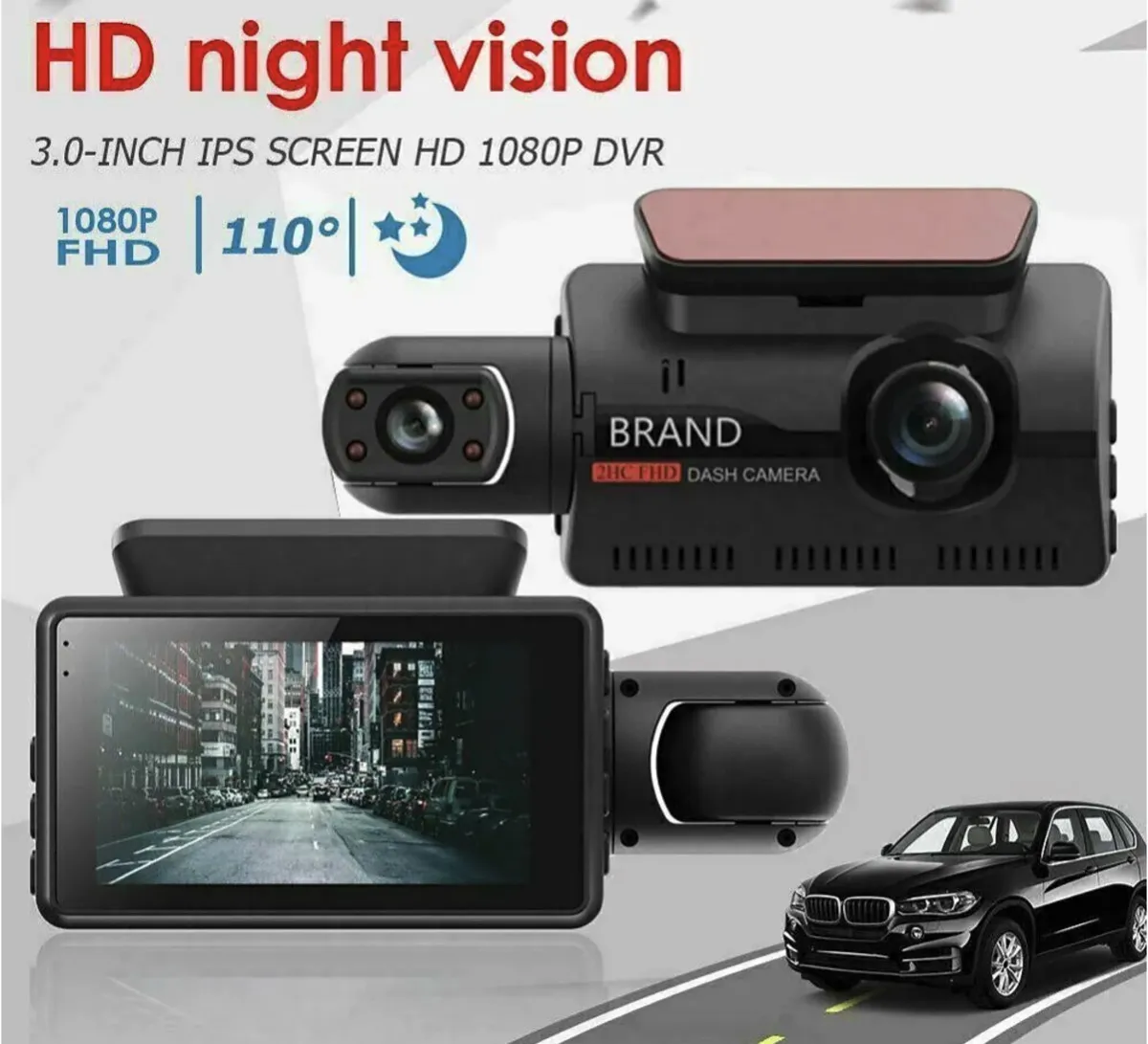 Dash Cam con visuale interna ed esterna in offerta a 25 euro Dash Cam con visuale interna ed esterna in offerta a 25 euro