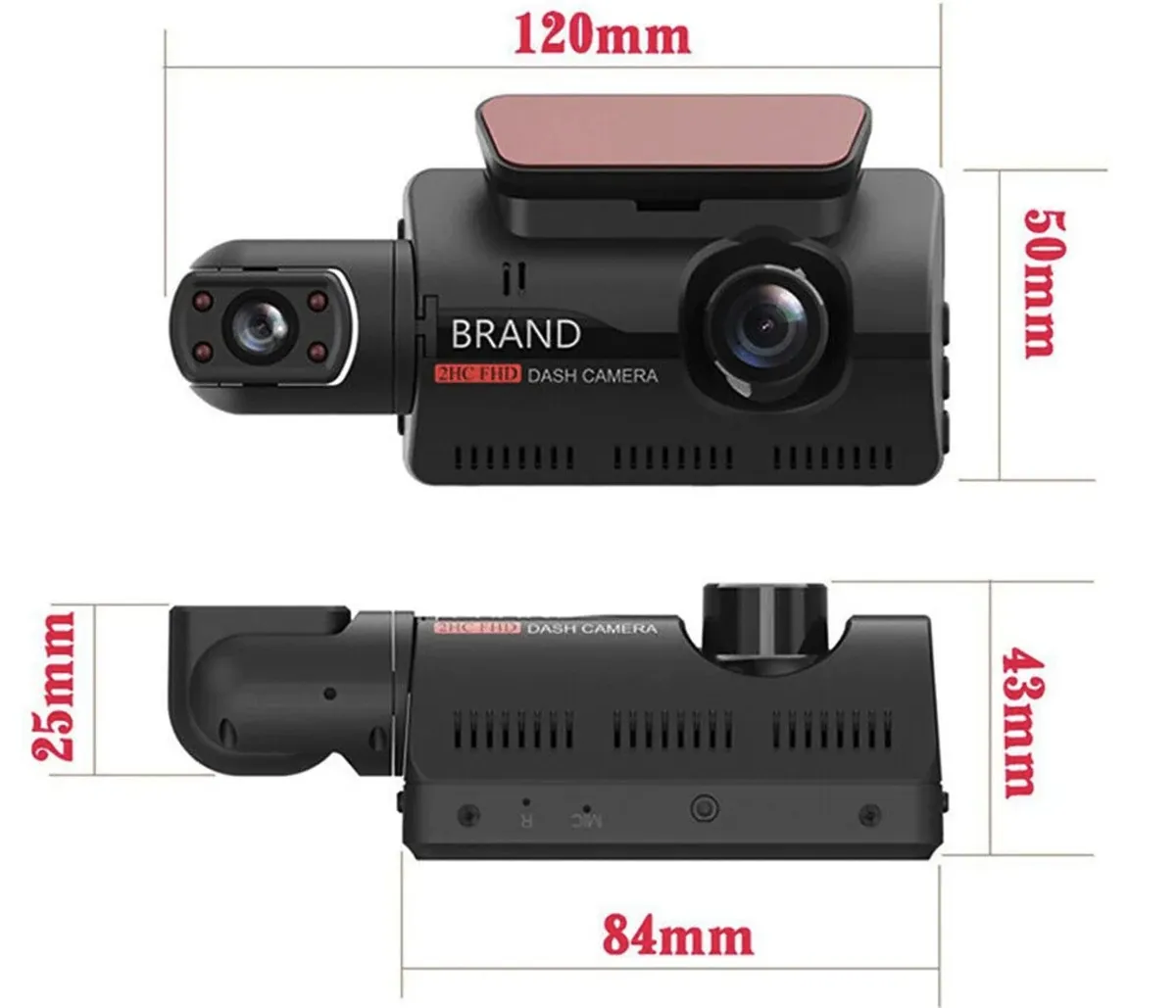 Dash Cam con visuale interna ed esterna in offerta a 25 euro Dash Cam con visuale interna ed esterna in offerta a 25 euro