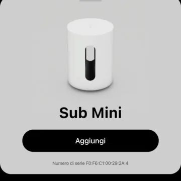 Recensione Sonos Sub Mini, una carica di bassi compatti per tutti i sistemi Sonos