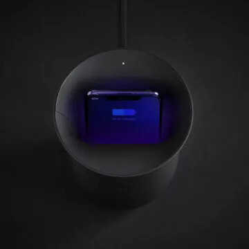 Recensione Lexon Oblio, stazione di ricarica wireless con santificazione bella anche in salotto