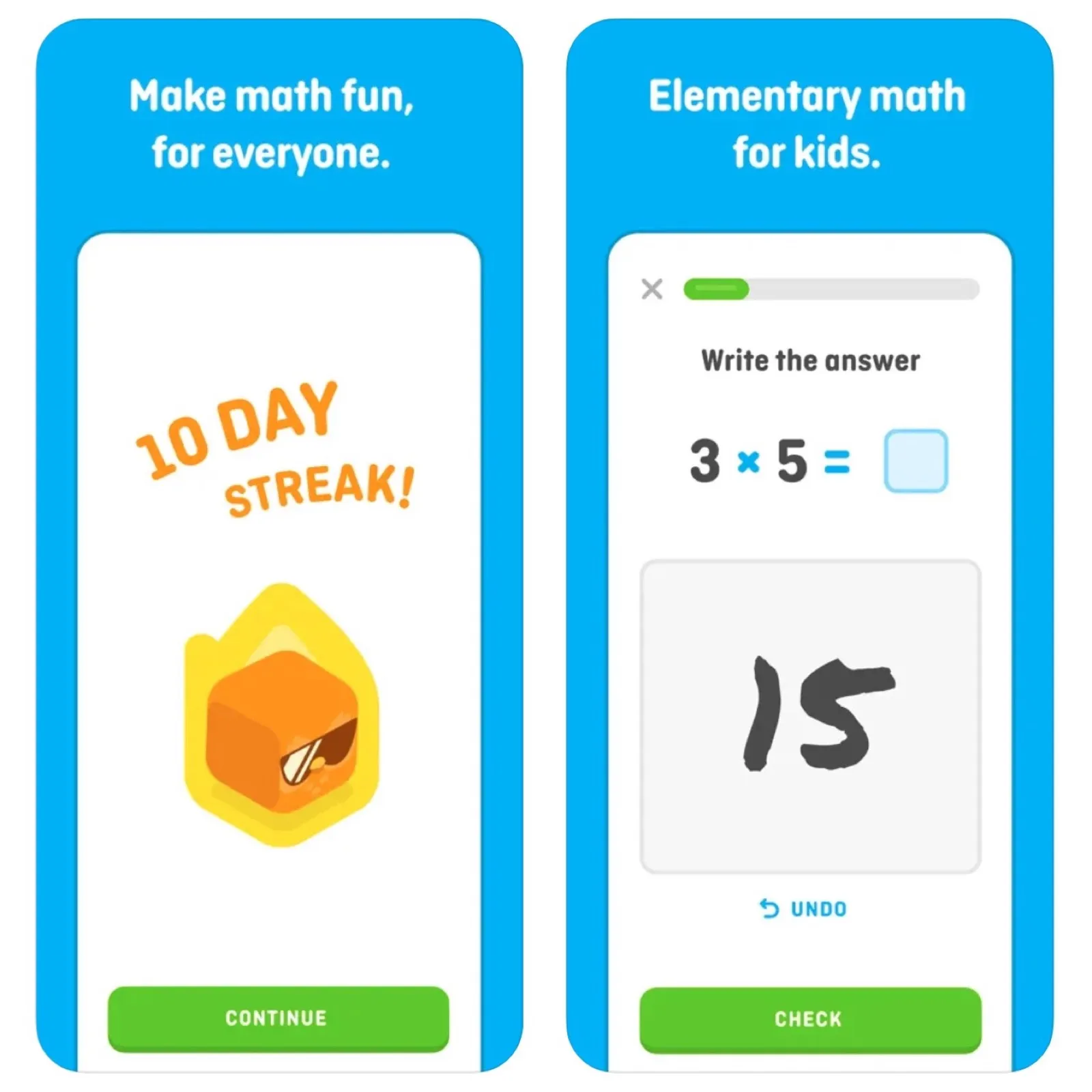 Duolingo Math, gratis l’app per imparare e giocare con la matematica