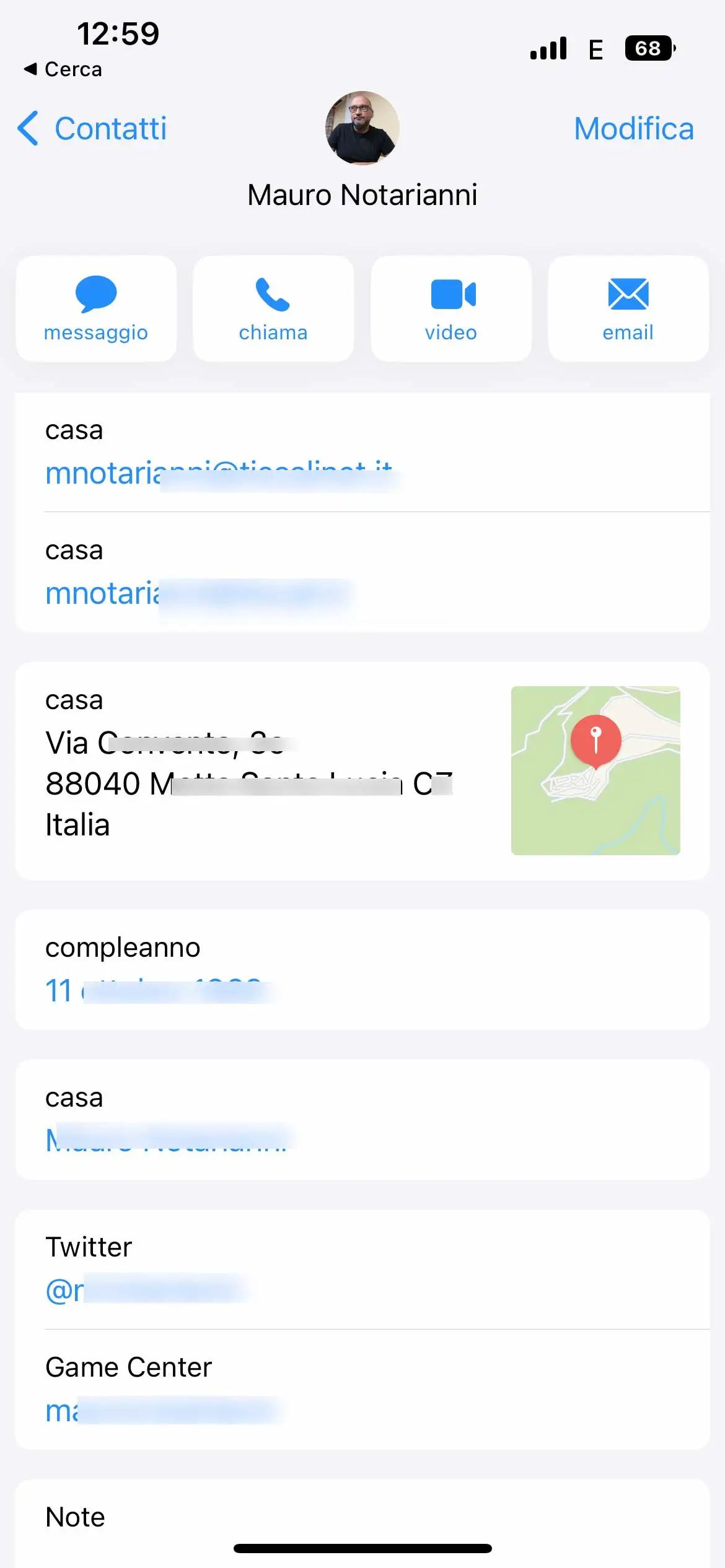 Come impostare il nostro indirizzo nei Contatti su Mac e iPhone Come impostare il nostro indirizzo nei Contatti su Mac e iPhone