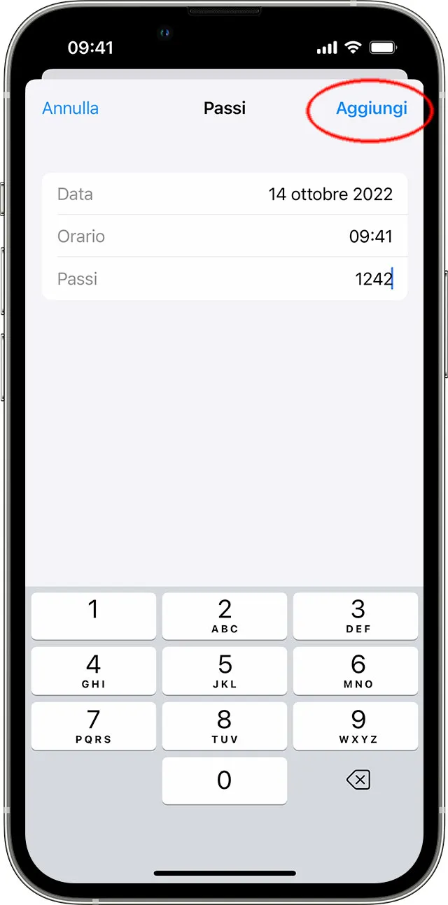 Come aggiungere manualmente un allenamento su Apple Watch