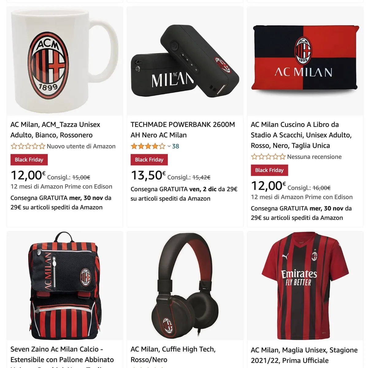 Su Amazon c’è una pagina per ogni tifoso di calcio Su Amazon c’è una pagina per ogni tifoso di calcio