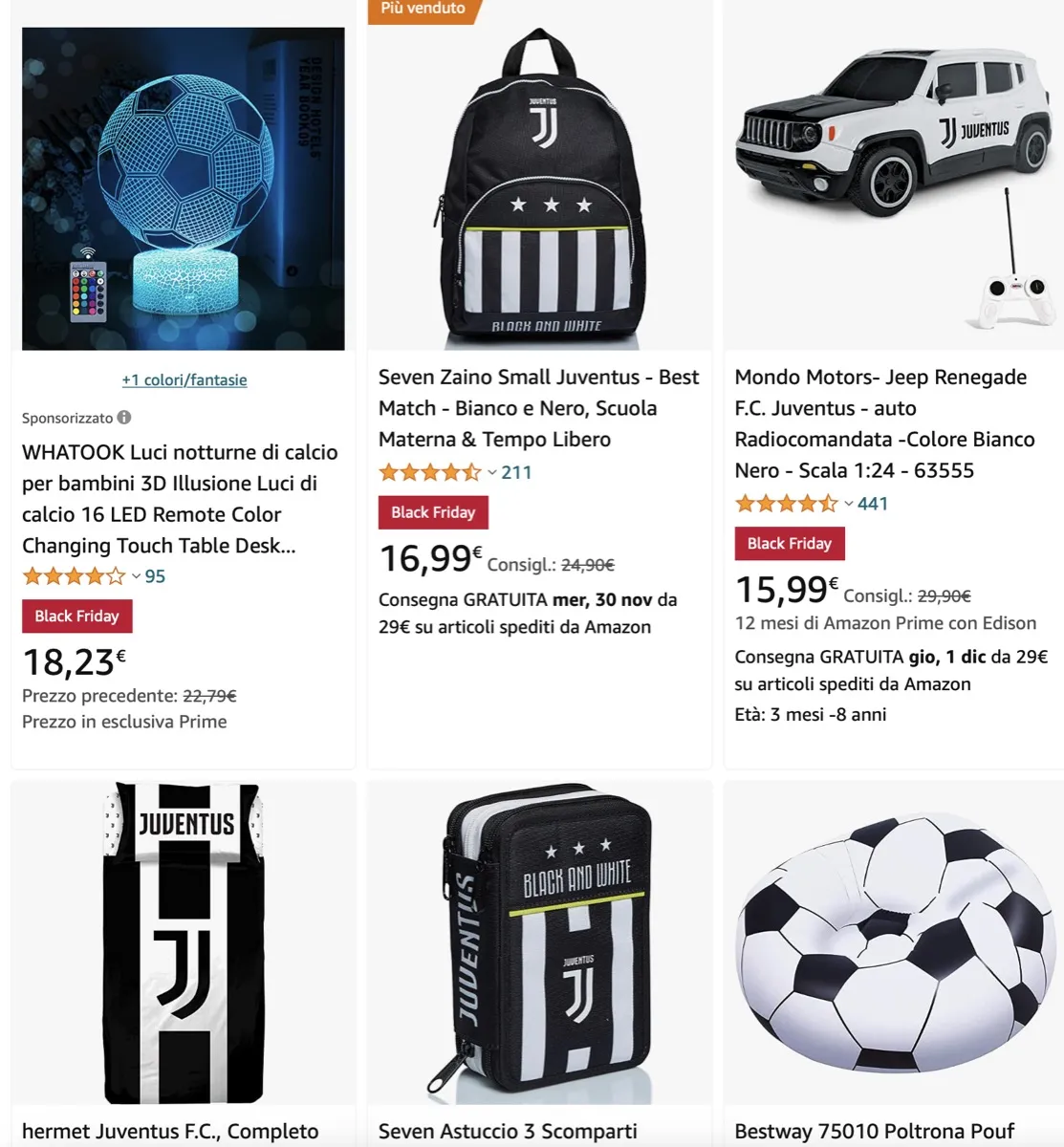 Su Amazon c’è una pagina per ogni tifoso di calcio Su Amazon c’è una pagina per ogni tifoso di calcio