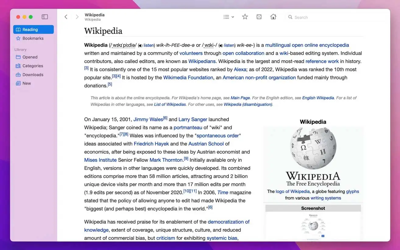 Kiwix, l’app per scaricare Wikipedia sul Mac App Store