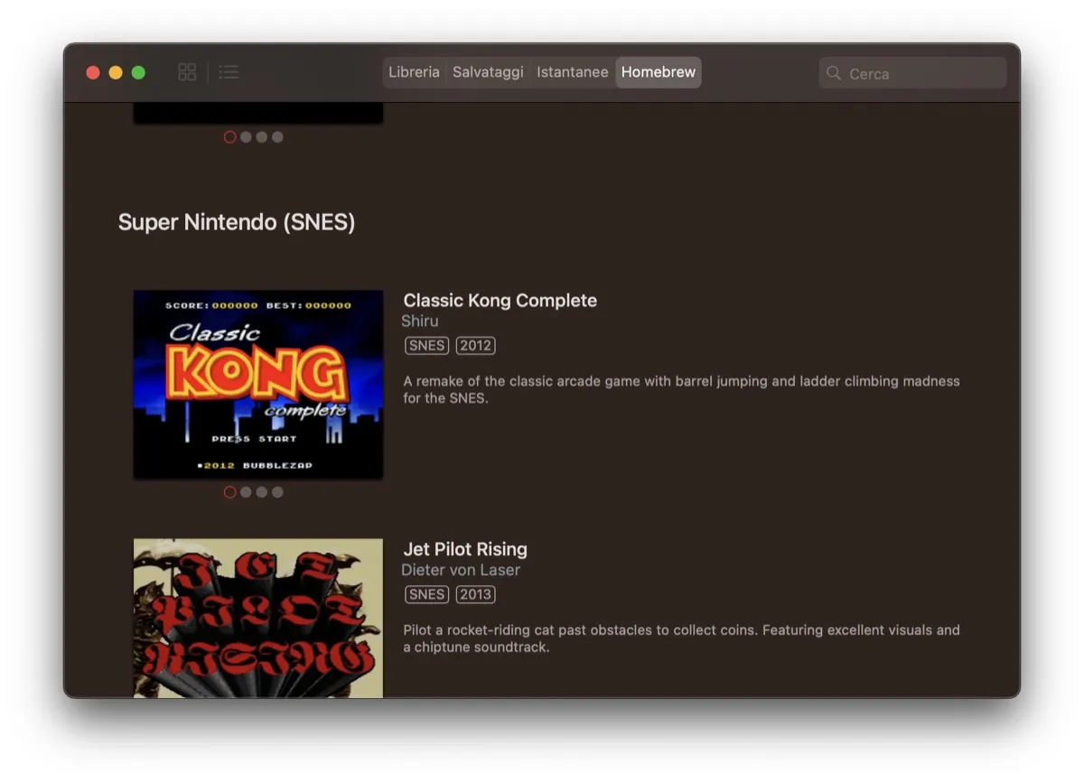 Come rispolverare vecchi giochi con emulatori su Mac