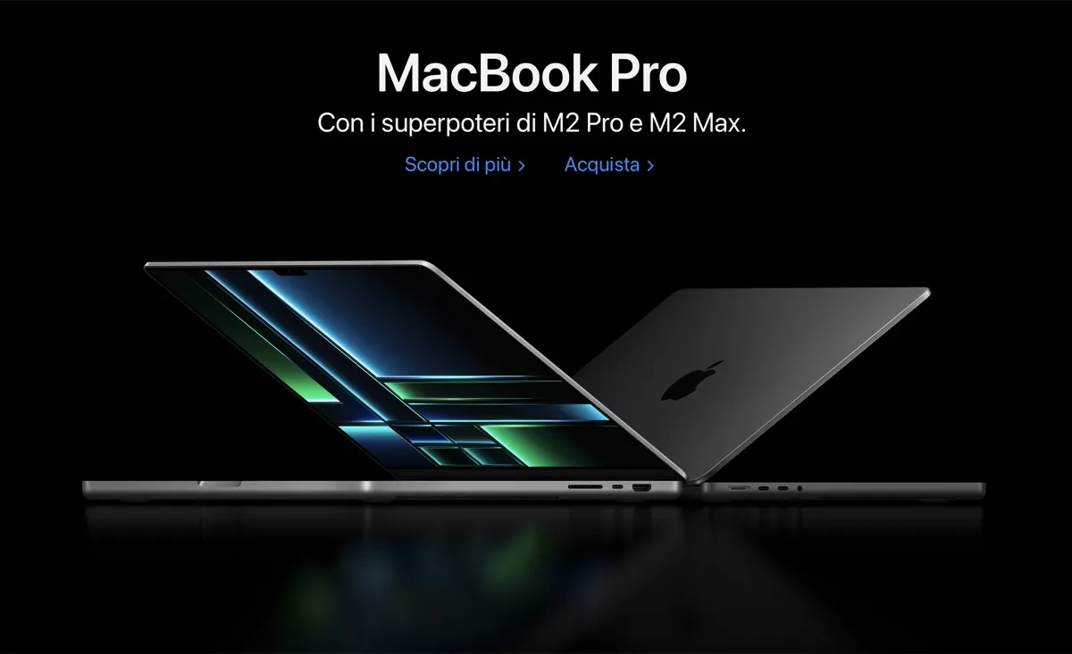 MacBook Pro M2 Pro e Max e Mac mini 2023 sono disponibili MacBook Pro M2 Pro e Max e Mac mini 2023 sono disponibili