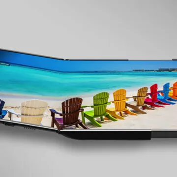 Flex Hybrid, Samsung immagina uno schermo che si piega e si rimpicciolisce