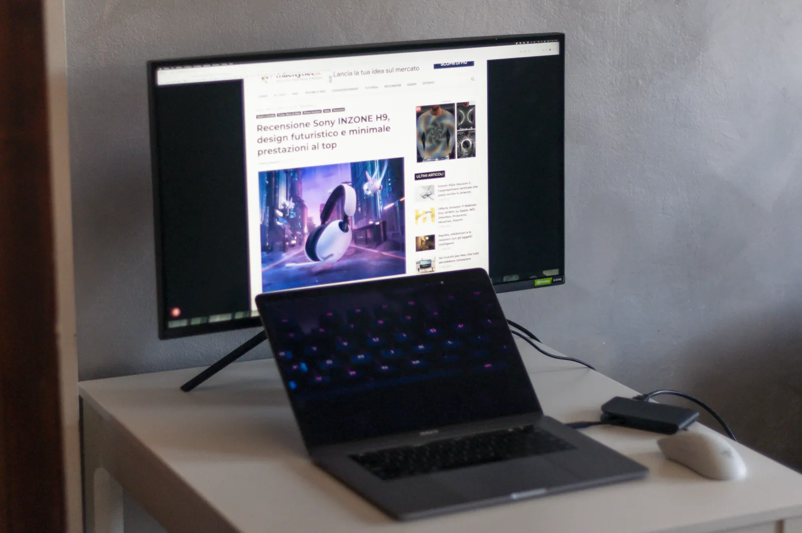 Recensione Sony Monitor INZONE M9, bellissimo anche per Mac ma attenti ai consumi Recensione Sony Monitor INZONE M9, bellissimo anche per Mac ma attenti ai consumi