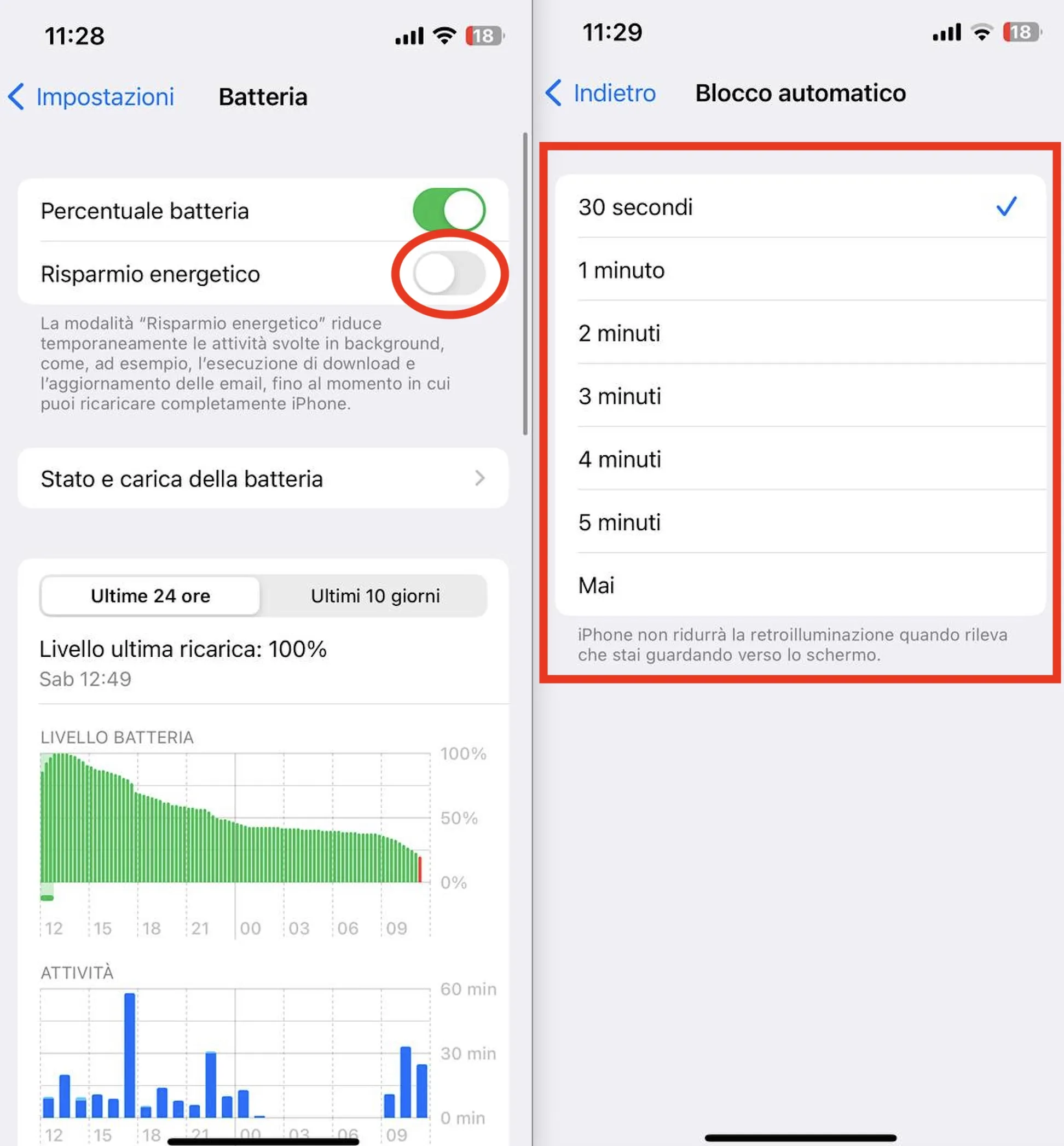 Come risolvere Blocco Automatico schermo iPhone disattivato
