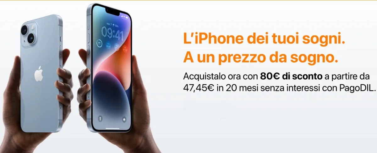 Da Juice iPhone 14 costa 80 euro meno, anche a rate Da Juice iPhone 14 costa 80 euro meno, anche a rate