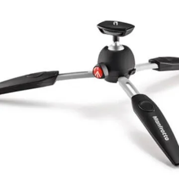 Manfrotto Pixi Evo, treppiede da tavolo con gambe estensibili