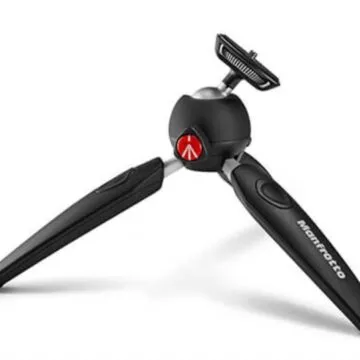 Manfrotto Pixi Evo, treppiede da tavolo con gambe estensibili