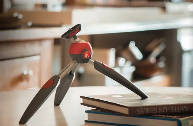 Manfrotto Pixi Evo, treppiede da tavolo con gambe estensibili