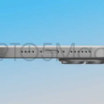 Il rendering di iPhone 15 Plus mostra cornici piccole e Dynamic Island