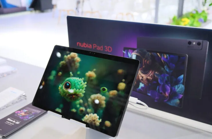 ZTE Nubia Pad offre visione 3D AI senza occhiali a MWC23