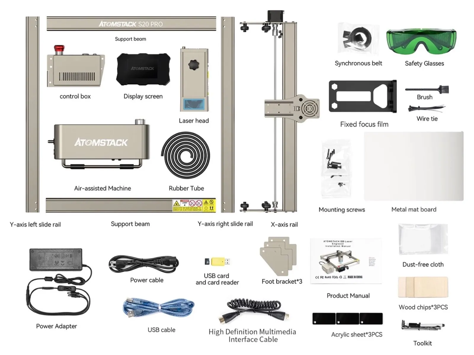 La macchina a incisione laser ATOMSTACK S20 Pro è in sconto La macchina a incisione laser ATOMSTACK S20 Pro è in sconto