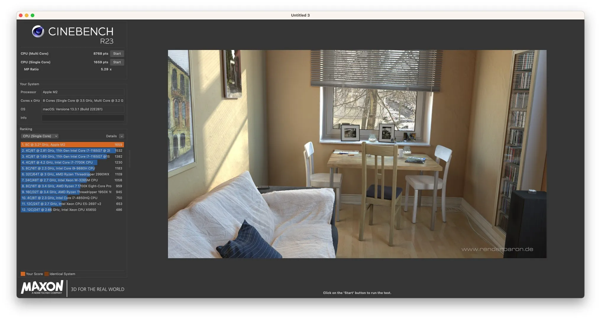 Benchmark Mac Mini M2 16GB, SSD 512GB Benchmark Mac Mini M2 16GB, SSD 512GB