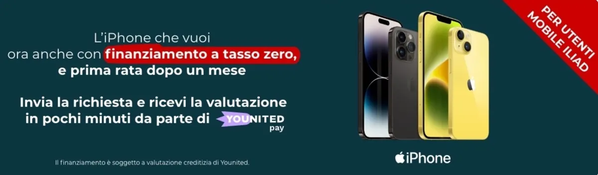 iliad e Younited rendono più facile comprare iPhone