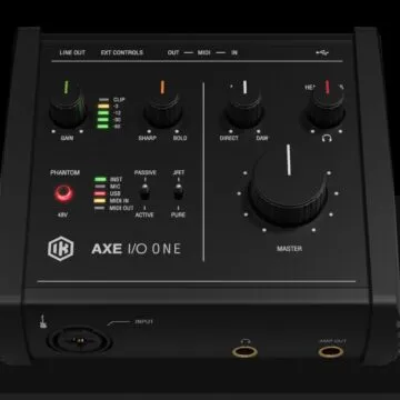 L’interfaccia audio AX I/O ONE di IK Multimedia è pensata per i chitarristi