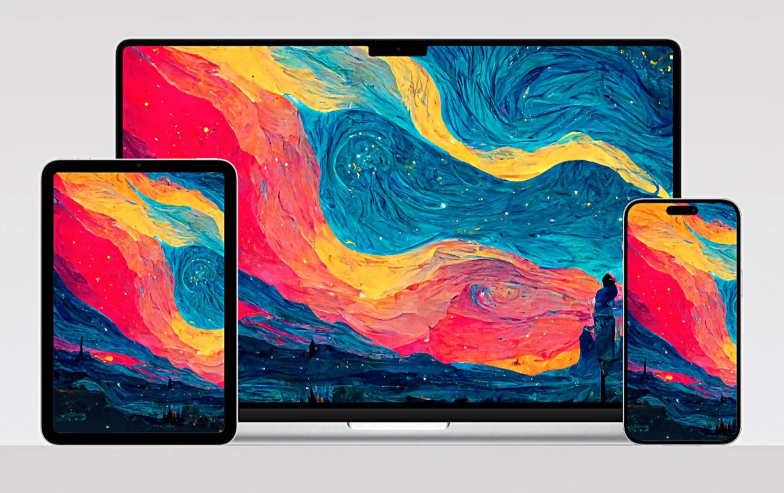 I nuovi straordinari wallpaper coi colori di Big Sur e lo stile Van Gogh