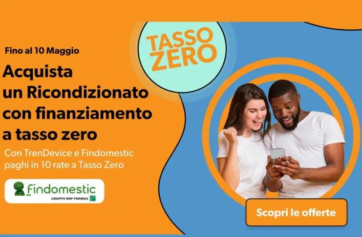 Su TrenDevice il tuo iPhone da soli 20,99€ al mese con Findomestic in 10 rate a Tasso Zero