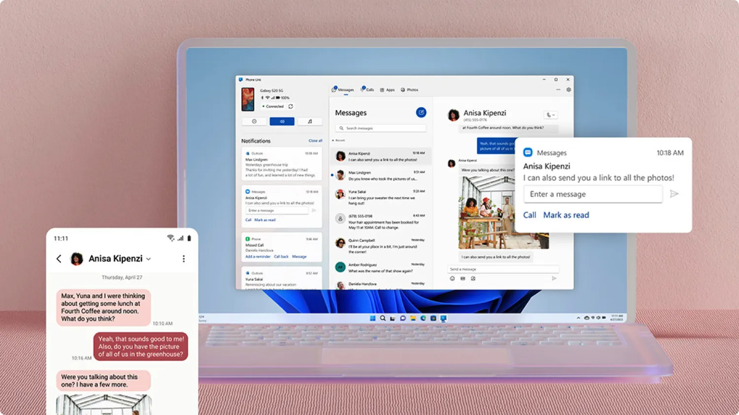 Windows 11 e iPhone collegati per tutti per la prima volta