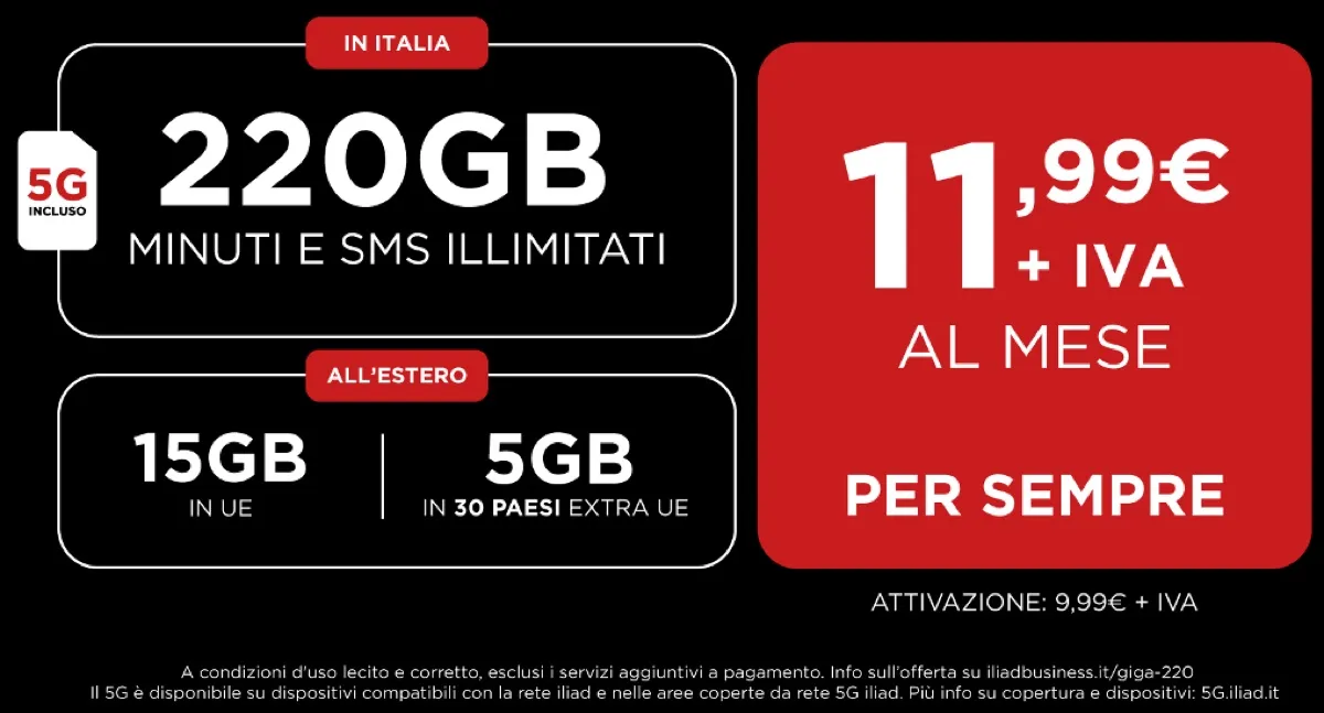Iliad Business, l’offerta per professionisti, partite IVA e aziende Iliad Business, l’offerta per professionisti, partite IVA e aziende