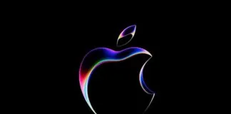 mela nera logo apple