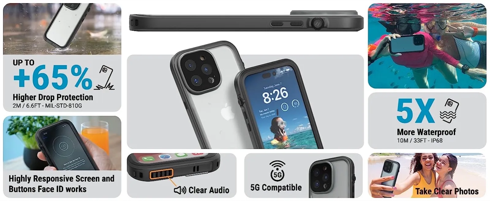 iPhone 14 è cinque volte più impermeabile con la cover Catalyst