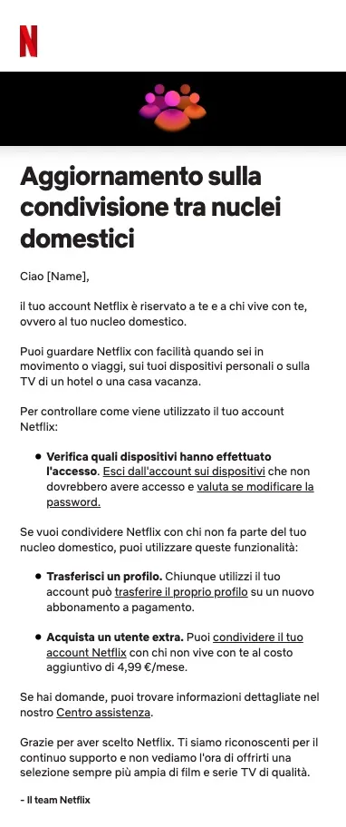 Condividere abbonamento Netflix Condividere abbonamento Netflix