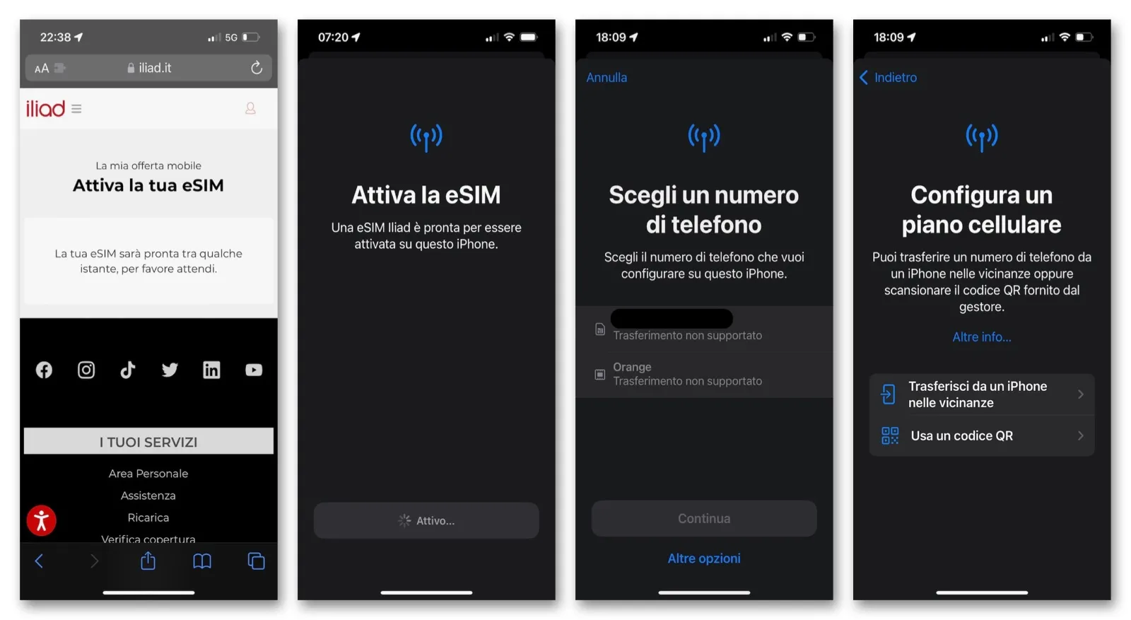 Come installare la eSim di Iliad - Tutorial e prova Come installare la eSim di Iliad - Tutorial e prova