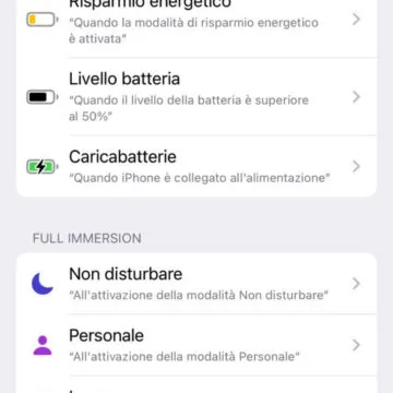 Come avere iPhone sempre in modalità Risparmio energetico