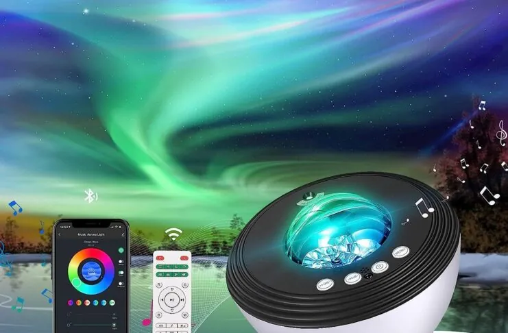 Il proiettore YunLone porta l'aurora boreale in casa vostra a soli 37 euro