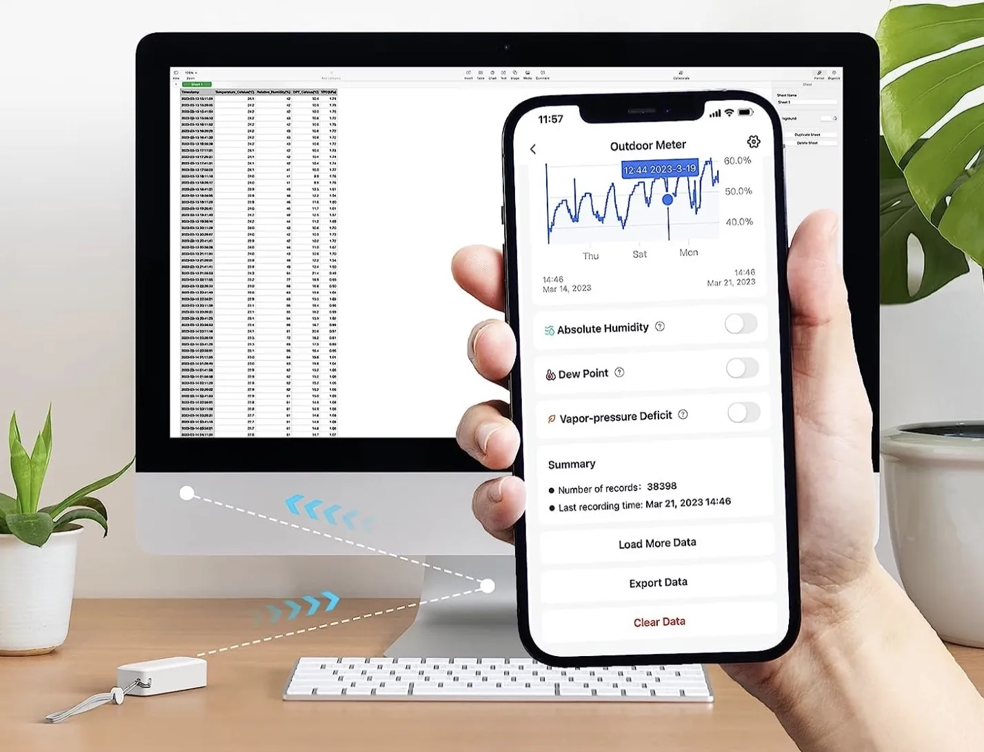 Il Termometro igrometro wireless SwitchBot IP65 funziona all’esterno e con lo smartphone Il Termometro igrometro wireless SwitchBot IP65 funziona all’esterno e con lo smartphone