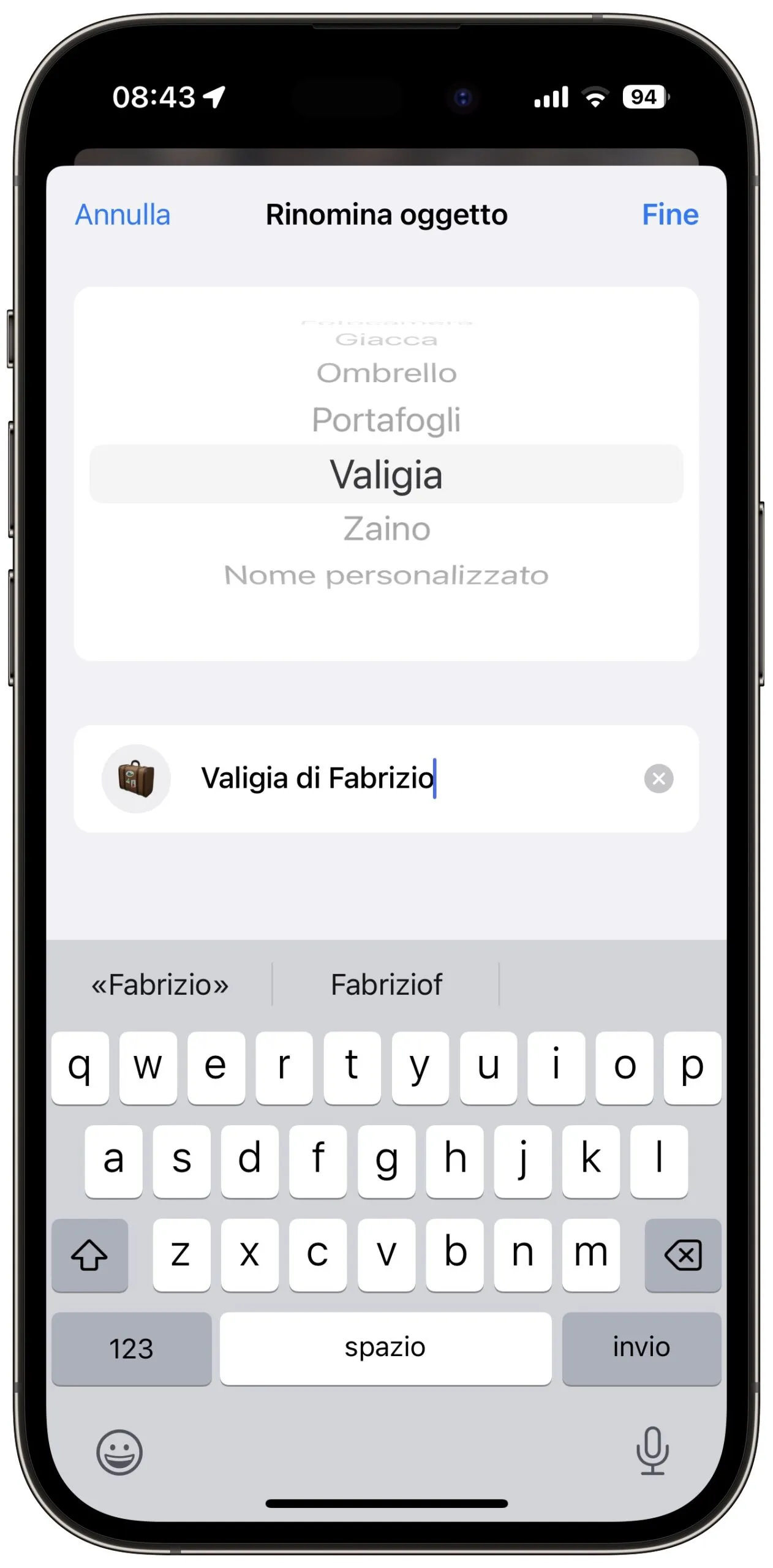 Usare airtag per trovare una valigia Usare airtag per trovare una valigia